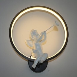 Lampada da parete minimalista moderna nordica Luci decorative per camera da letto Prodotti in alluminio Lampade Angeli Corridoi Lampade da parete
