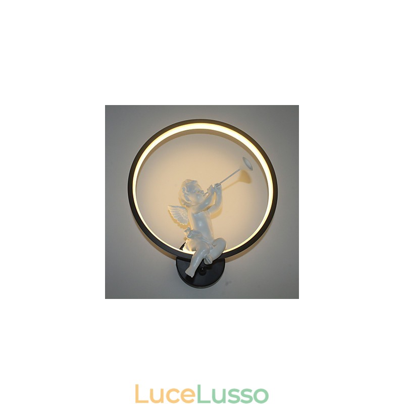 Lampada da parete minimalista moderna nordica Luci decorative per camera da letto Prodotti in alluminio Lampade Angeli Corridoi Lampade da parete