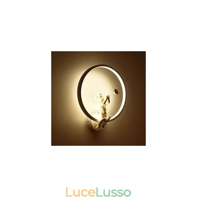 Lampada da parete minimalista moderna nordica Luci decorative per camera da letto Prodotti in alluminio Lampade Angeli Corridoi Lampade da parete