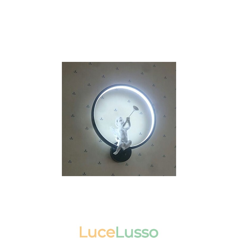 Lampada da parete minimalista moderna nordica Luci decorative per camera da letto Prodotti in alluminio Lampade Angeli Corridoi Lampade da parete