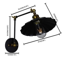 Rustic Lodge Tradizionale Classico Dipinto Caratteristica per Applique Downlight Applique