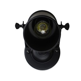 Lampada da parete in acciaio verniciato, decorazione da caffè americano nero stupido, lampada da parete retrò, lampada a spada laser sulla parete