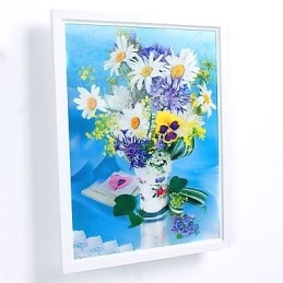 Pittura moderna contemporanea integrata, caratteristica moderna contemporanea per applique da parete con luce ambientale
