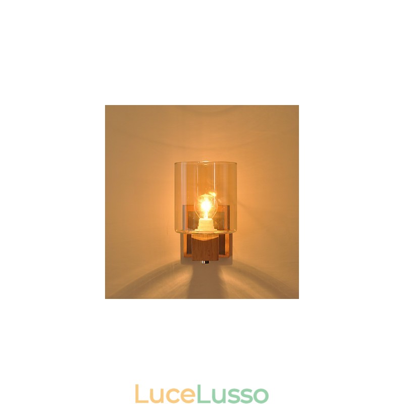 Lampada da parete in vetro moderna contemporanea altre caratteristiche per mini stile luce ambientale applique da parete applique da parete
