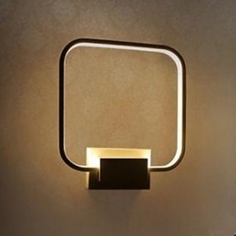 Funzione di pittura moderna contemporanea integrata per luci da parete con luce ambientale Lampada da parete