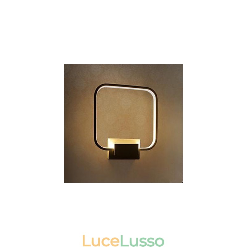 Funzione di pittura moderna contemporanea integrata per luci da parete con luce ambientale Lampada da parete