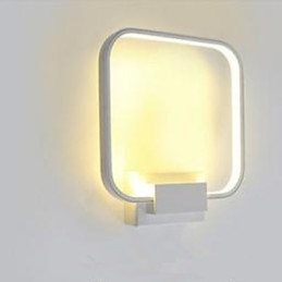 Funzione di pittura moderna contemporanea integrata per luci da parete con luce ambientale Lampada da parete