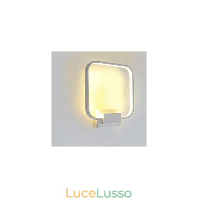 Funzione di pittura moderna contemporanea integrata per luci da parete con luce ambientale Lampada da parete