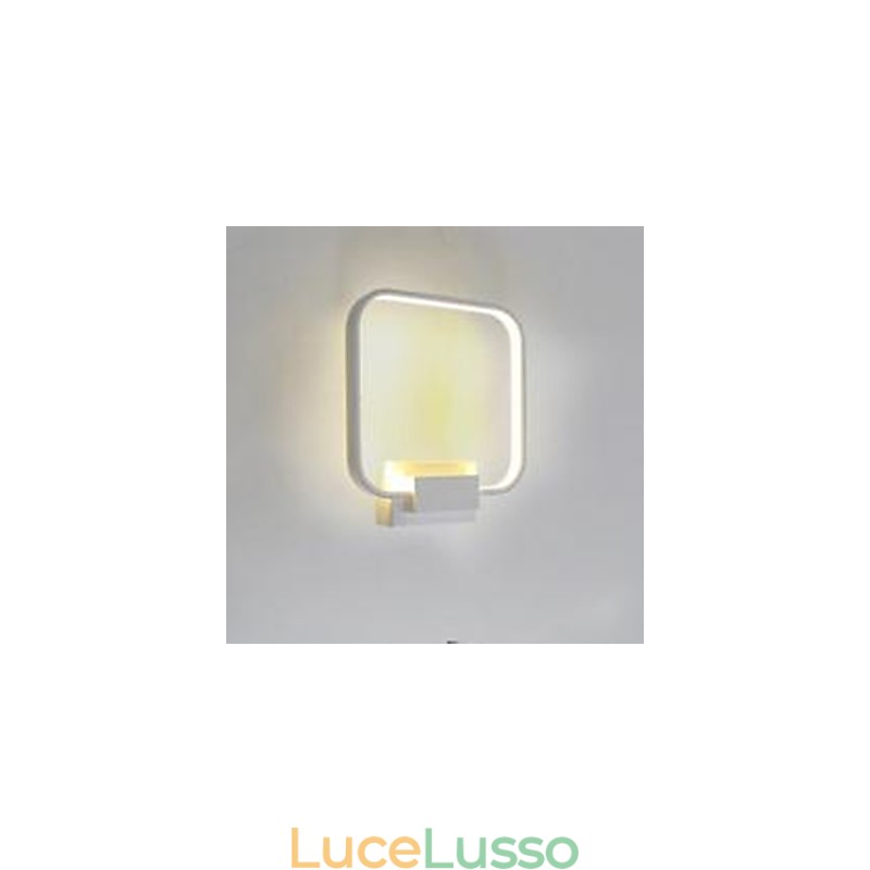 Funzione di pittura moderna contemporanea integrata per luci da parete con luce ambientale Lampada da parete