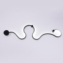 Applique da parete moderna contemporanea con pittura caratteristica lampada da parete in alluminio per camera da letto, scale, soggiorno