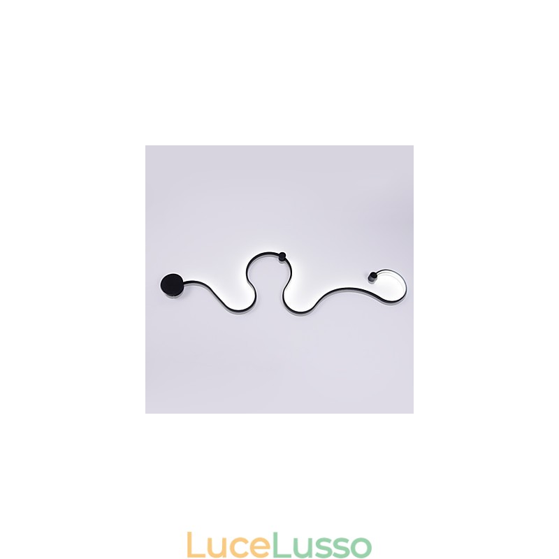 Applique da parete moderna contemporanea con pittura caratteristica lampada da parete in alluminio per camera da letto, scale, soggiorno