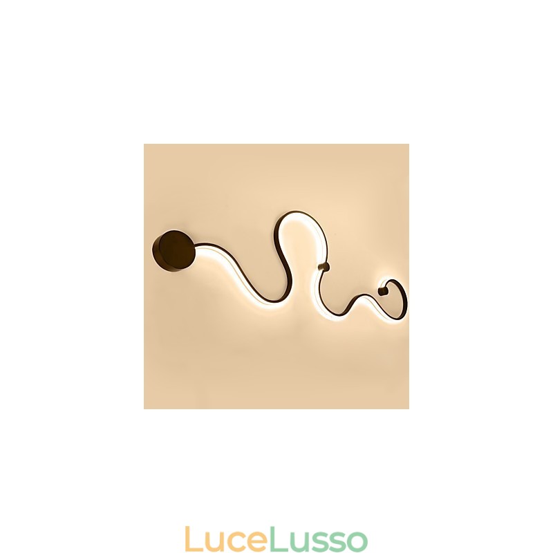 Applique da parete moderna contemporanea con pittura caratteristica lampada da parete in alluminio per camera da letto, scale, soggiorno