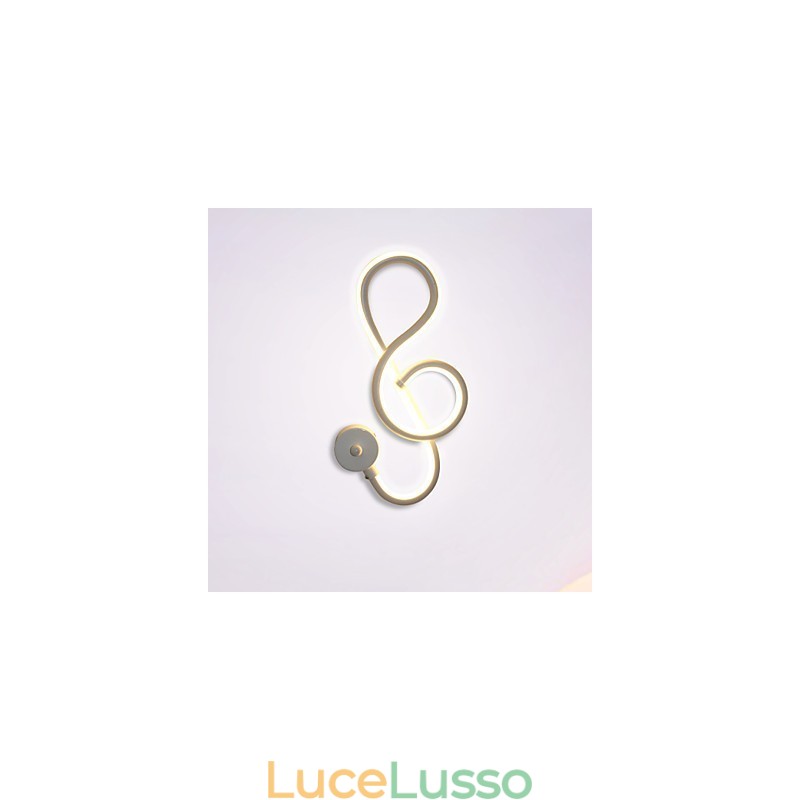 Semplice moderno creativo barra luminosa parete corridoio lampada incorporata luci corridoio camera da letto lampada da comodino lampada in alluminio