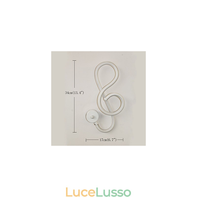 Semplice moderno creativo barra luminosa parete corridoio lampada incorporata luci corridoio camera da letto lampada da comodino lampada in alluminio