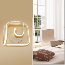Lampada da parete semplice moderna creativa Llight personalizzata camera da letto luci decorative corridoio balcone lampada da parete incorporata