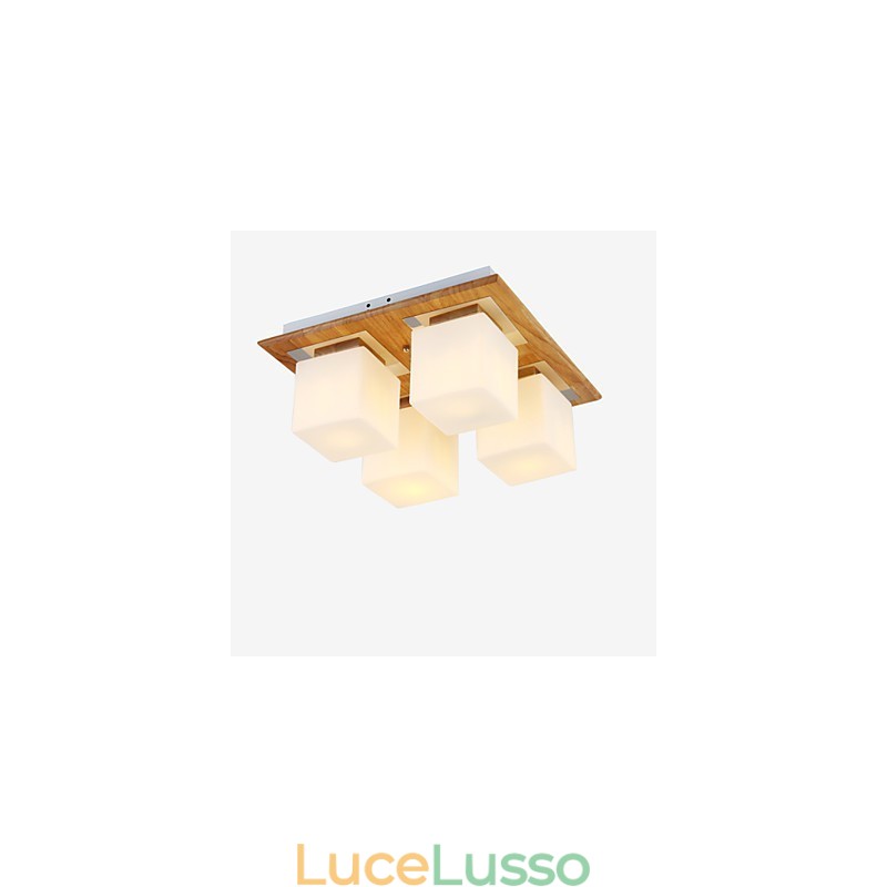 Montaggio a filo Mini Stile Moderno Contemporaneo Legno Bambù