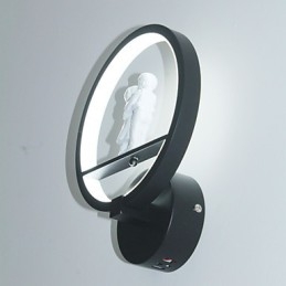 Lampada da parete moderna minimalista soggiorno decorativo in alluminio corridoio balcone lampada camera da letto lampada da comodino