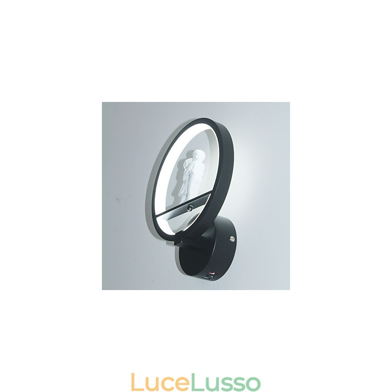 Lampada da parete moderna minimalista soggiorno decorativo in alluminio corridoio balcone lampada camera da letto lampada da comodino