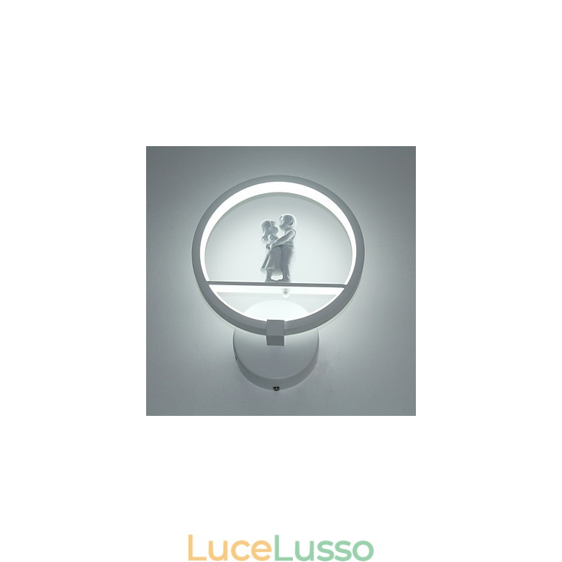Lampada da parete moderna minimalista soggiorno decorativo in alluminio corridoio balcone lampada camera da letto lampada da comodino