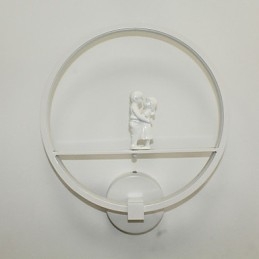 Lampada da parete moderna minimalista soggiorno decorativo in alluminio corridoio balcone lampada camera da letto lampada da comodino