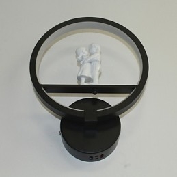 Lampada da parete moderna minimalista soggiorno decorativo in alluminio corridoio balcone lampada camera da letto lampada da comodino