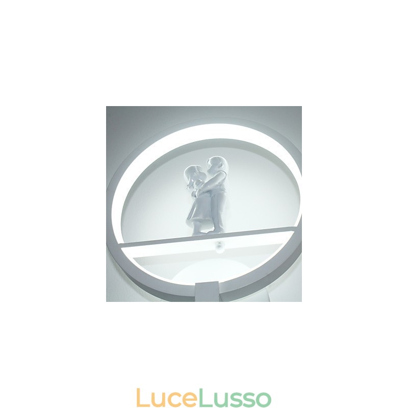 Lampada da parete moderna minimalista soggiorno decorativo in alluminio corridoio balcone lampada camera da letto lampada da comodino