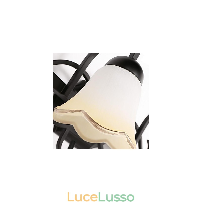 Caratteristica della pittura retrò del paese per la protezione degli occhi Luce ambientale Applique da parete Applique da parete