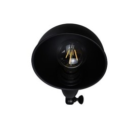 Lampada da parete in acciaio verniciato, decorazione da caffè americano nero opaco, lampada da parete retrò, lampada a spada laser sulla parete