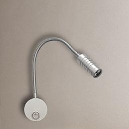 La lampada da parete della lampada da parete della testa del letto del tubo è illuminata dalla lampada da lettura leggera