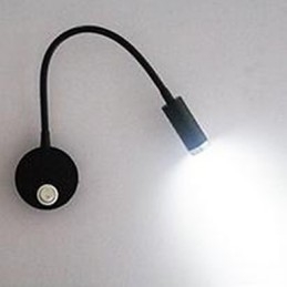 La lampada da parete della lampada da parete della testa del letto del tubo è illuminata dalla lampada da lettura leggera