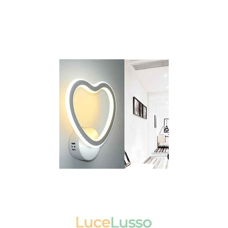 Lampada da parete moderna e minimalista, sfondo del soggiorno, camera da letto, comodino, corridoio, lampada da parete creativa, lampada in alluminio alla moda