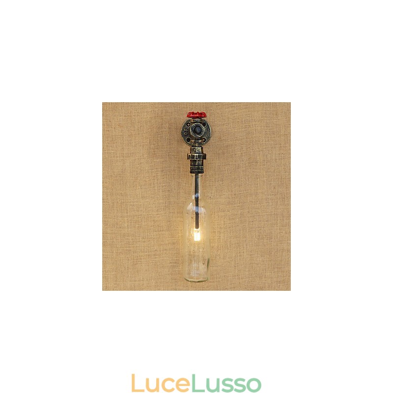 Paese Retro Bronzo Antico Caratteristica per Mini Stile Protezione Occhi Luce Ambientale