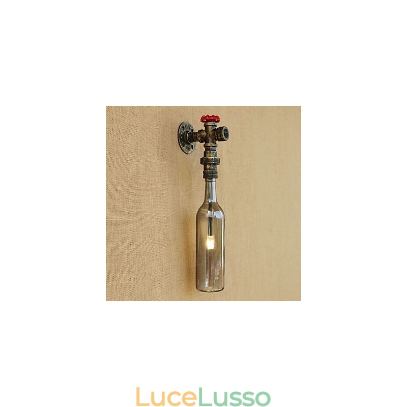 Paese Retro Bronzo Antico Caratteristica per Mini Stile Protezione Occhi Luce Ambientale