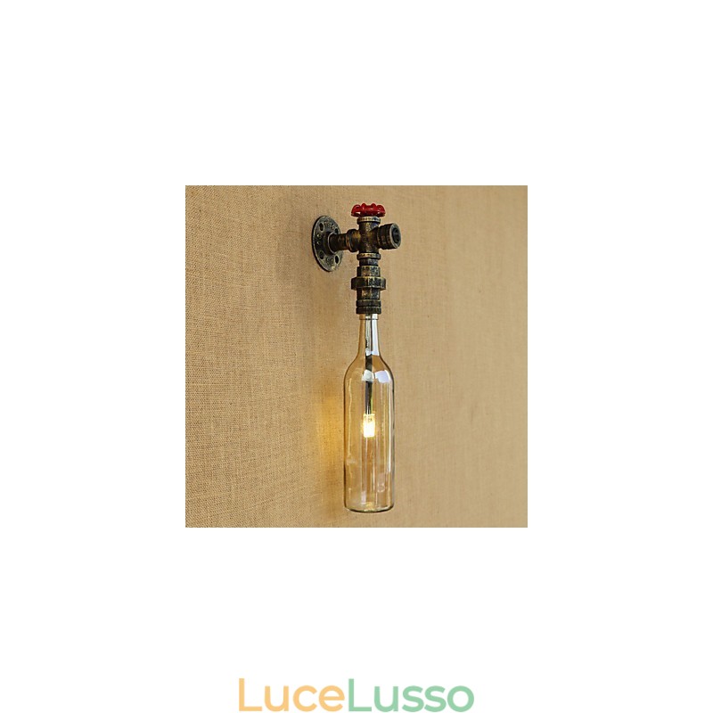Paese Retro Bronzo Antico Caratteristica per Mini Stile Protezione Occhi Luce Ambientale