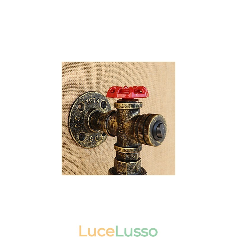Paese Retro Bronzo Antico Caratteristica per Mini Stile Protezione Occhi Luce Ambientale