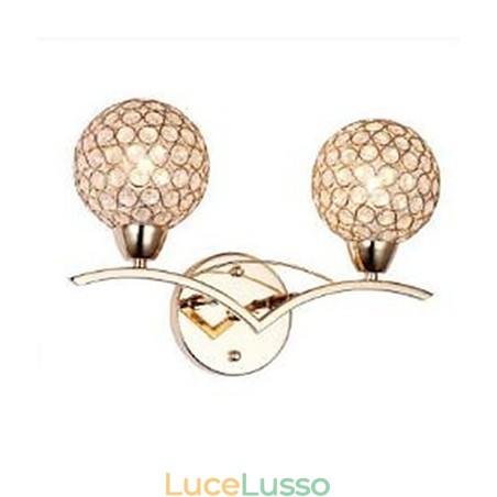 La semplicità della moderna lampada di cristallo Lampada da comodino creativa per camera da letto Lampada da pranzo Luci del corridoio