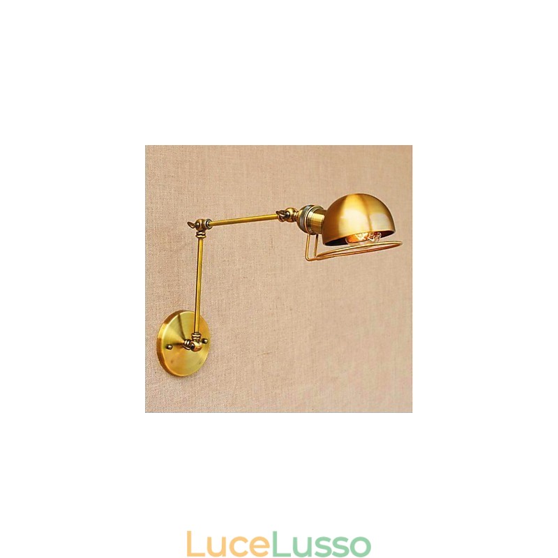 Caratteristica di verniciatura vintage per braccio oscillante in stile mini Protezione degli occhi Luce ambientale Braccio oscillante Luci da parete