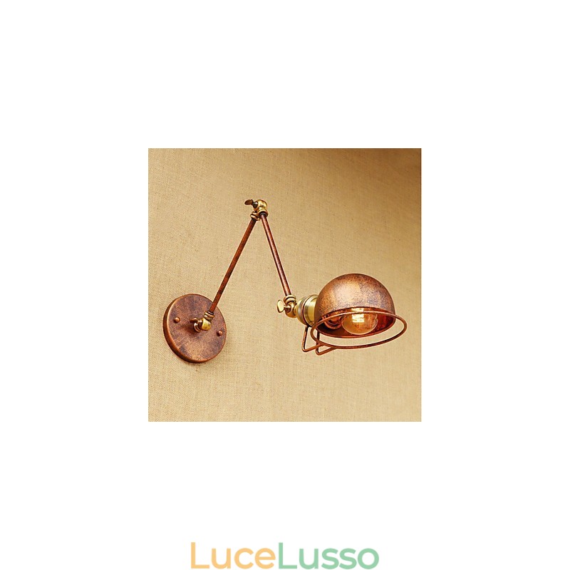 Caratteristica di verniciatura vintage per braccio oscillante in stile mini Protezione degli occhi Luce ambientale Braccio oscillante Luci da parete