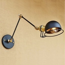 Caratteristica di verniciatura vintage per braccio oscillante in stile mini Protezione degli occhi Luce ambientale Braccio oscillante Luci da parete