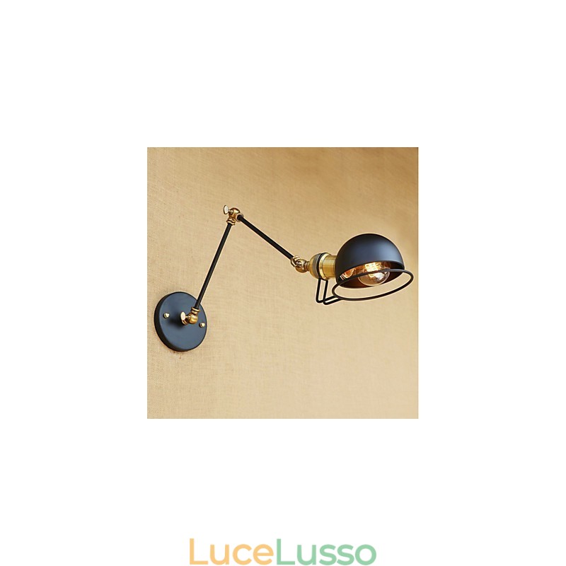 Caratteristica di verniciatura vintage per braccio oscillante in stile mini Protezione degli occhi Luce ambientale Braccio oscillante Luci da parete