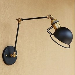 Caratteristica di verniciatura vintage per braccio oscillante in stile mini Protezione degli occhi Luce ambientale Braccio oscillante Luci da parete