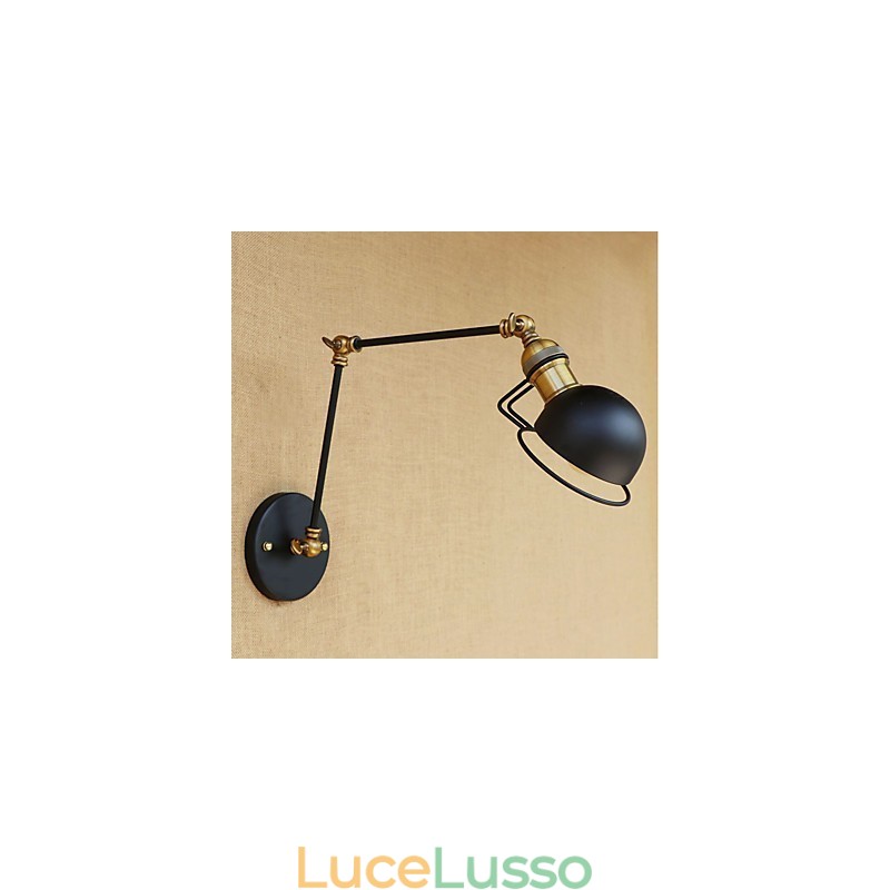 Caratteristica di verniciatura vintage per braccio oscillante in stile mini Protezione degli occhi Luce ambientale Braccio oscillante Luci da parete
