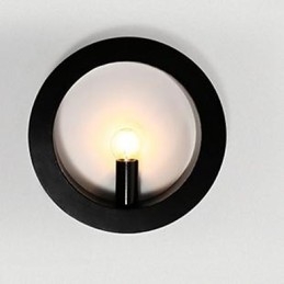 Nuova lampada da parete in ferro battuto all'ingrosso, lampada da parete rotonda per divano da soggiorno