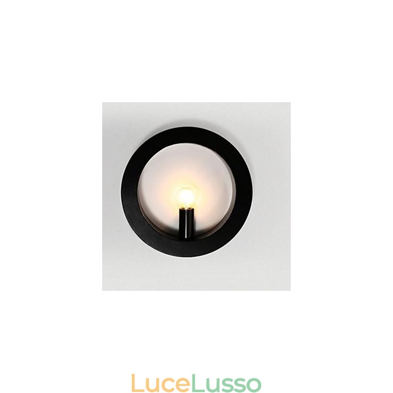 Nuova lampada da parete in ferro battuto all'ingrosso, lampada da parete rotonda per divano da soggiorno