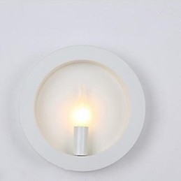 Nuova lampada da parete in ferro battuto all'ingrosso, lampada da parete rotonda per divano da soggiorno