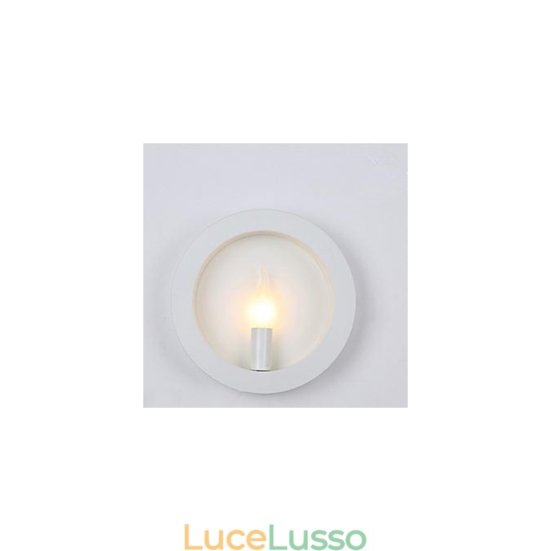 Nuova lampada da parete in ferro battuto all'ingrosso, lampada da parete rotonda per divano da soggiorno