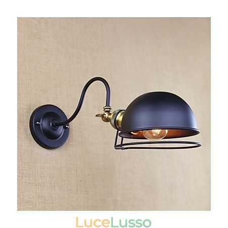 Semplice pittura retrò country caratteristica per applique da parete con protezione per gli occhi in stile mini Semplice pittura retrò country caratteristica per applique da parete con protezione per gli occhi in stile mini