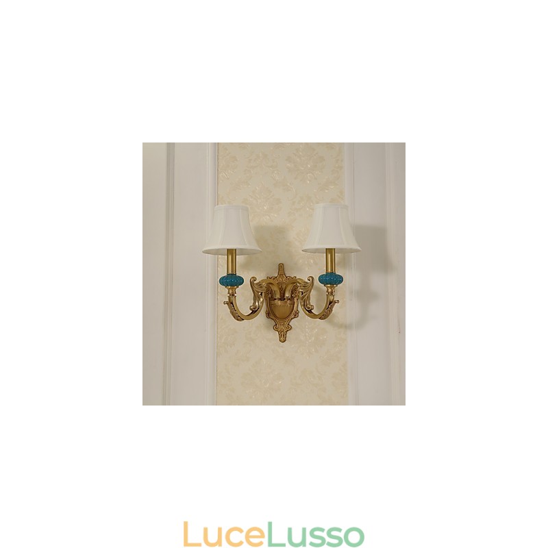 Semplice paese tradizionale classico ottone caratteristica per mini stile uplight applique da parete luce da parete