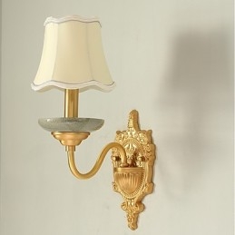 Semplice paese tradizionale classico ottone caratteristica per mini stile applique da parete uplight luce da parete