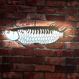 Moderne luci da parete a forma di pesce, stile semplice, illuminazione acrilica, soggiorno, corridoio, camera da letto, camere d'albergo, illuminazione decorativa